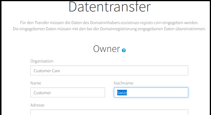 Domain Transfer DE 03