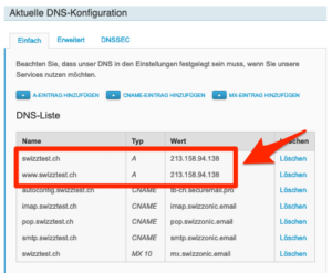 WEBhosting DNS Eintraege DE 02